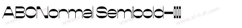 ABCNormal Semibold字体转换 ABCNormal Semibold字体转换
